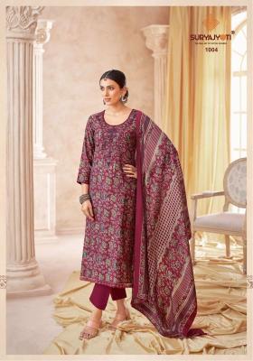 Suryajyoti kesha vol-01 Surat wholesale dress materials price list