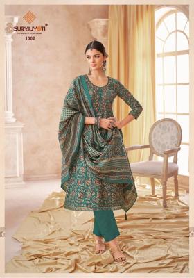 Suryajyoti kesha vol-01 Surat wholesale dress materials price list