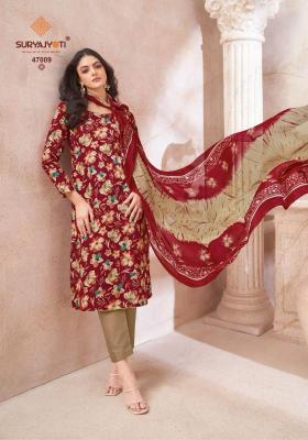 Suryajyoti naishaa vol-47 Wholesale dress materials in Gujarat