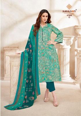 Suryajyoti naishaa vol-47 Wholesale dress materials in Gujarat