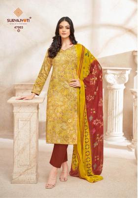 Suryajyoti naishaa vol-47 Wholesale dress materials in Gujarat