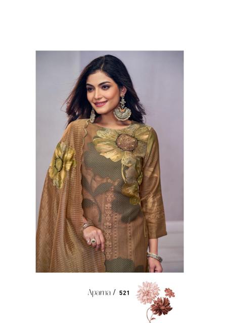 T&M APARNA Pure silk dress material wholesale