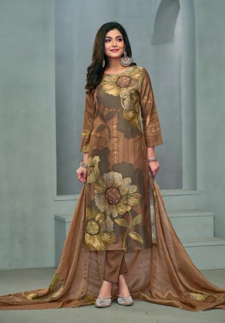 T&M APARNA Pure silk dress material wholesale