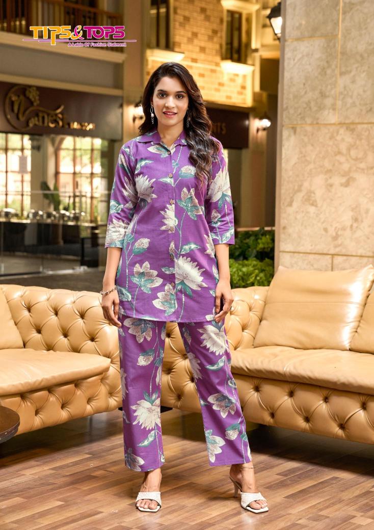 Tips & tops cotton beats vol 3 coord set Kurti suppliers in Telangana