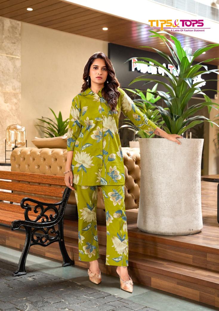 Tips & tops cotton beats vol 3 coord set Kurti suppliers in Telangana