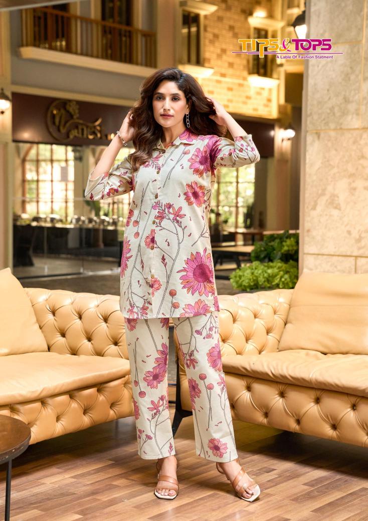 Tips & tops cotton beats vol 3 coord set Kurti suppliers in Telangana