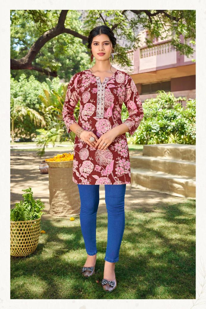 Tips & tops cotton candy vol 7 Kurti exporters in Ahmedabad