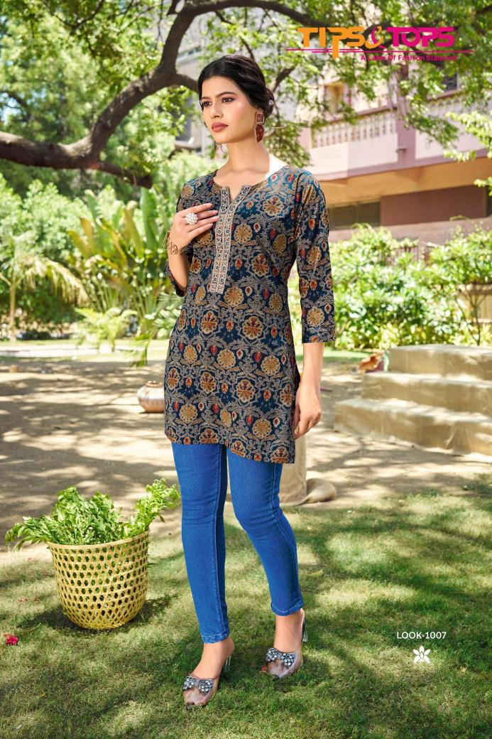 Tips & tops cotton candy vol 7 Kurti exporters in Ahmedabad