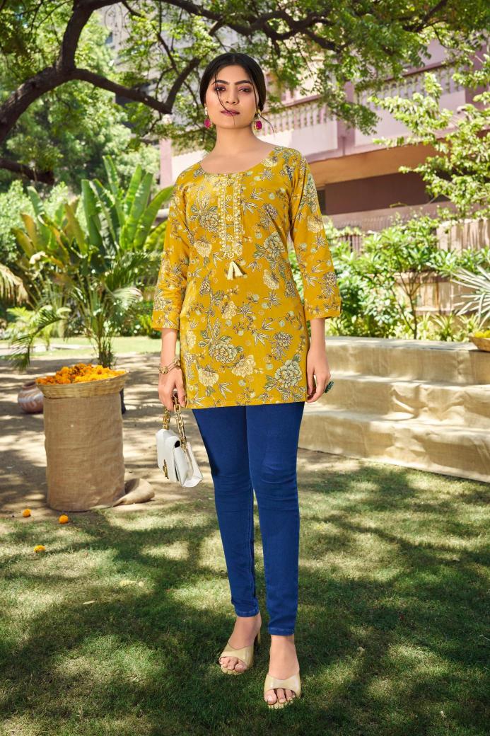 Tips & tops cotton candy vol 7 Kurti exporters in Ahmedabad