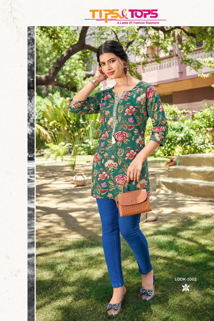 Tips & tops cotton candy vol 7 Kurti exporters in Ahmedabad