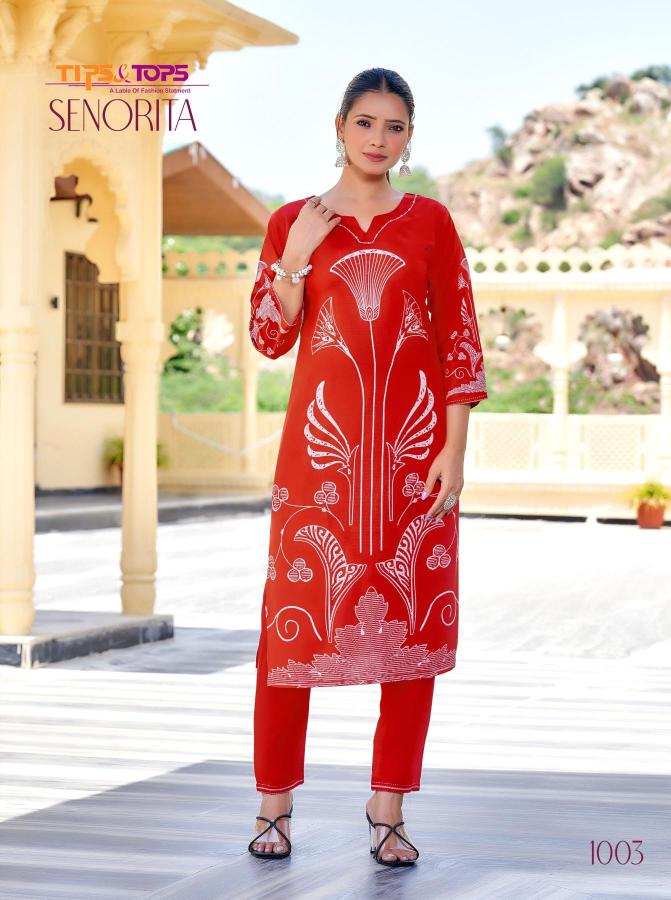 Tips & tops senorita german Ladies Kurti Wholesalers in Surat