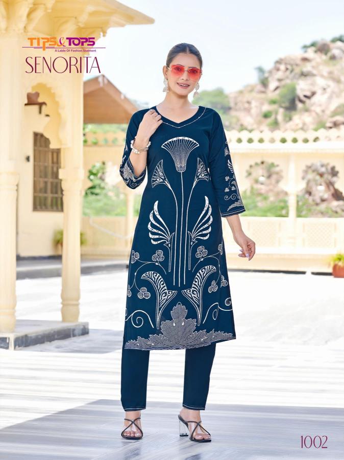 Tips & tops senorita german Ladies Kurti Wholesalers in Surat