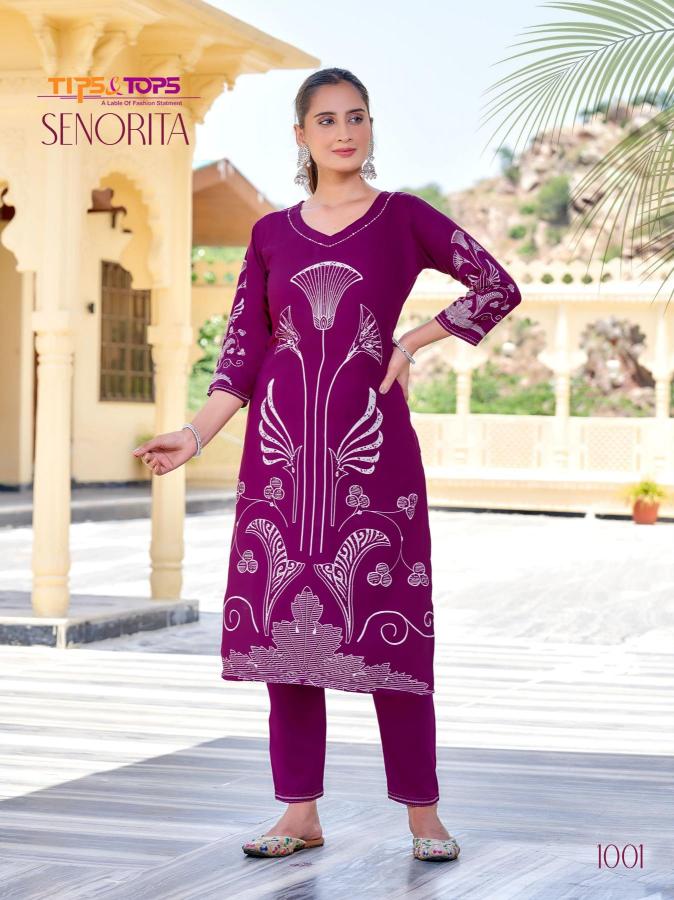 Tips & tops senorita german Ladies Kurti Wholesalers in Surat