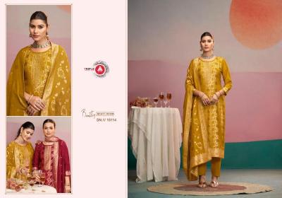 Triple a hanshika vol 2 Dress materials wholesale suppliers
