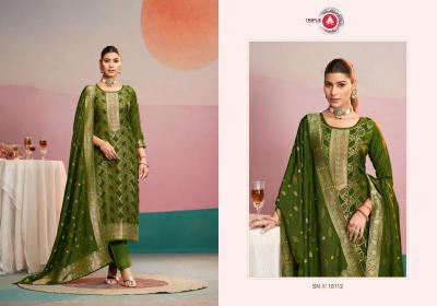 Triple a hanshika vol 2 Dress materials wholesale suppliers