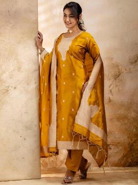 Vairaj banarasi jecard silk 3 Kurti wholesale business in India