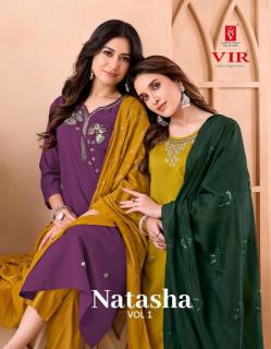 Vir natasha vol 1 Kurti supplier for online sellers