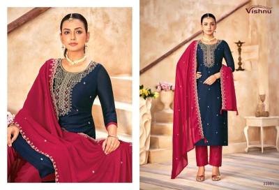 Vishnu haseena Wholesale party wear dress material