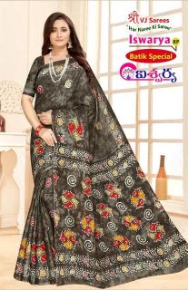 VJ iswarya batik speical vol-01 cotton printed Surat saree wholesale catalogs