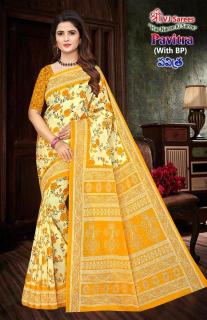 VJ pavitra vol-02 heavy cotton printed Surat saree manufacturer and supplier