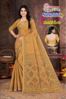 VJ suhasini bright vol-01 Saree distributor in Hyderabad