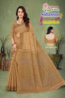 VJ suhasini pastel vol-01 cotton printed Saree wholesale market Hyderabad