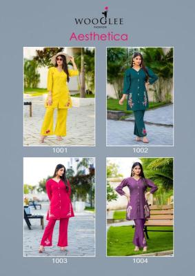 WOOGLEE Asthetica Co ord set Kurti supplier for boutique owners