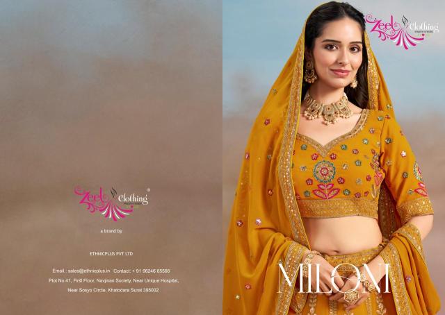 Zeel Clothing MILONI georgette Digital printed lehenga choli wholesale
