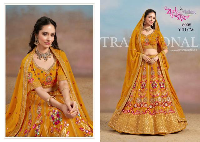 Zeel Clothing MILONI georgette Digital printed lehenga choli wholesale