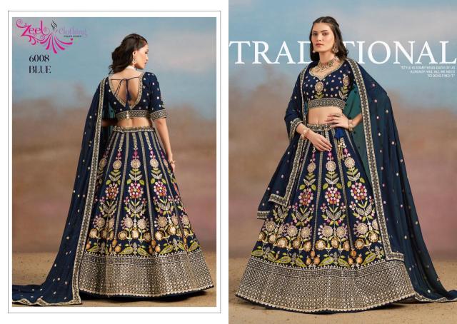 Zeel Clothing MILONI georgette Digital printed lehenga choli wholesale