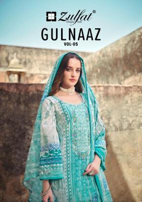 Zulfat designer suits gulnaaz vol 5 Wholesale designer dress materials