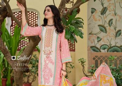 Zulfat designer suits venisha vol 2 Bridal dress material wholesale