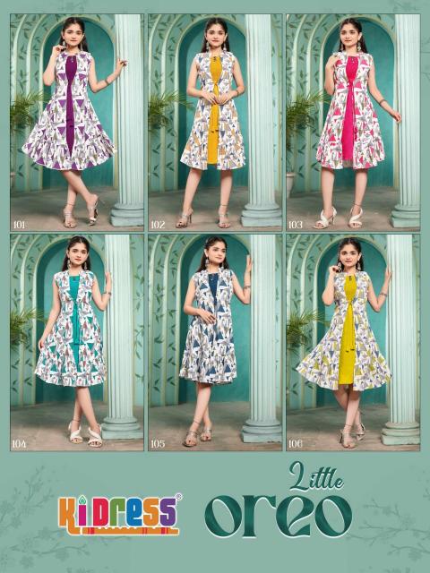 Aanchi little oreo indian kurti tops for women