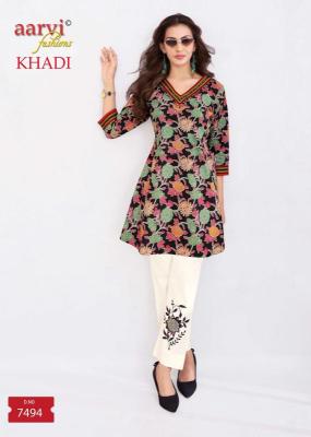 Aarvi khadi vol-2 Kurti suppliers in Mumbai