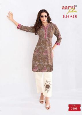 Aarvi khadi vol-2 Kurti suppliers in Mumbai