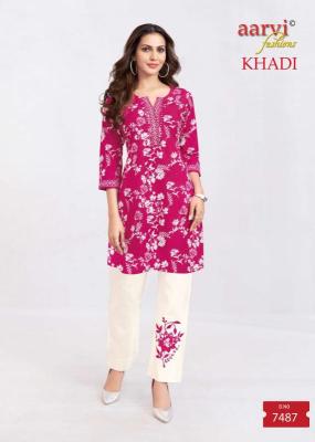 Aarvi khadi vol-2 Kurti suppliers in Mumbai