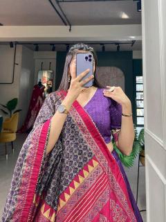 AJRAKH Tussar Silk Bridal lehenga wholesale market in delhi