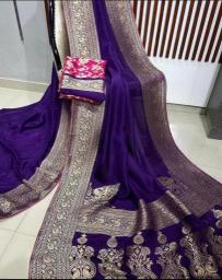 Akshara banarasi dola silk Saree wholesalers in Mumbai