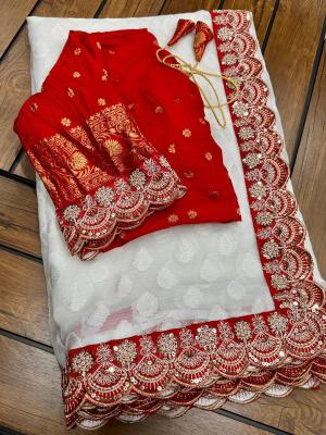 Akshara durga pooja soft georgette Saree wholesale price list