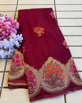 Akshara festival special khadi silk Saree wholesale distributors