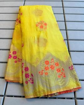 Akshara festival special khadi silk Saree wholesale distributors