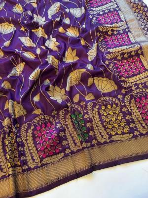 Akshara pure soft russian silk Bulk saree market in Mumbai