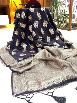 Akshara soft khadi crepe silk Wholesale saree dealers in Mumbai