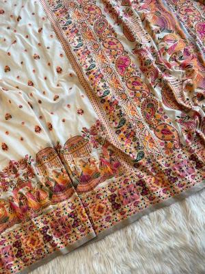Akshara soft rajwadi pashmina silk Wholesale Saree distributors