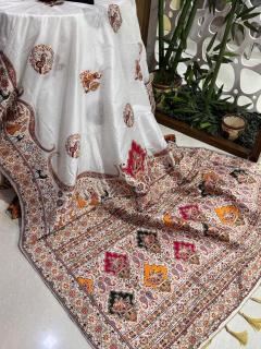 Akshara soft rajwadi pashmina silk Wholesale saree manufacturers in Surat