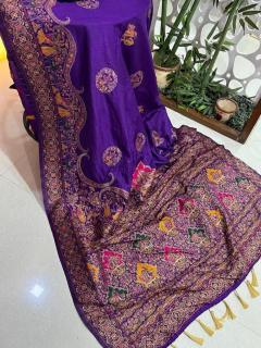 Akshara soft rajwadi pashmina silk Wholesale saree manufacturers in Surat