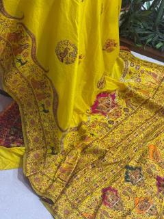 Akshara soft rajwadi pashmina silk Wholesale saree manufacturers in Surat