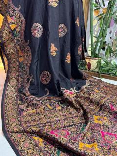 Akshara soft rajwadi pashmina silk Wholesale saree manufacturers in Surat
