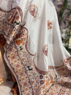 Akshara soft rajwadi pashmina silk Wholesale saree manufacturers in Surat