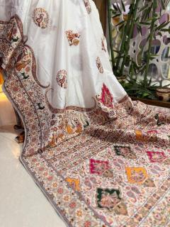 Akshara soft rajwadi pashmina silk Wholesale saree manufacturers in Surat